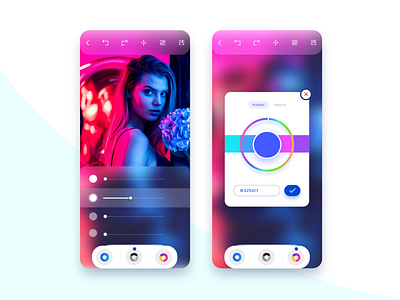 Photo Editing App Interface