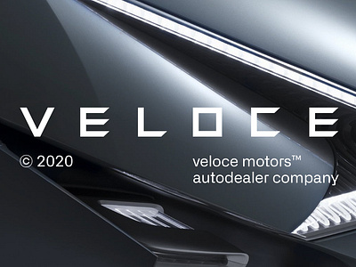 veloce motors™ brand identity