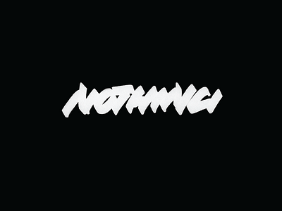 NOTHING lettering black calligraffiti calligraphy diverse hand lettering handmade font handwritting lettering marker nothing tagging typography