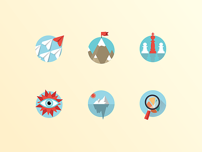 Icons concept icons illustrator leadership transparency