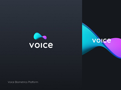 Voice Biometrics Platform Logo branding logo ui