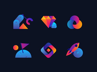 Icons Set design icon illustration ui web
