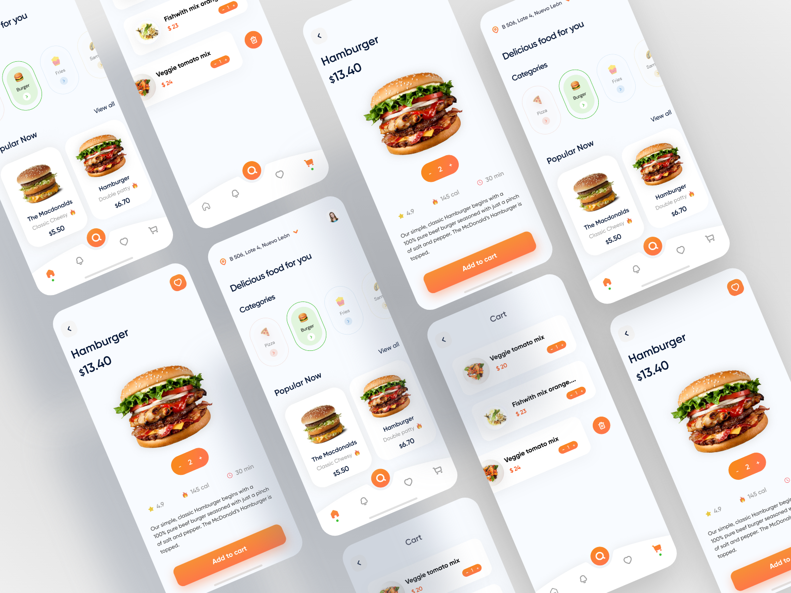 Food Delivery App by Ashish Patel on Dribbble