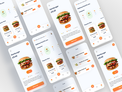 Food Delivery App app design delivery app food app food delivery app food delivery app food design ui