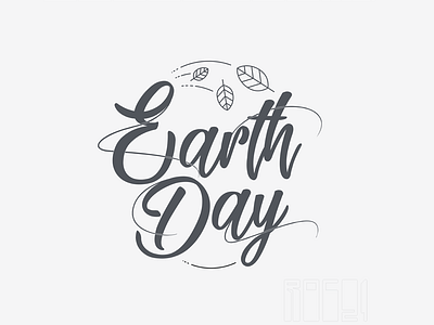 Earth Day calligraphy earth day lettering typography