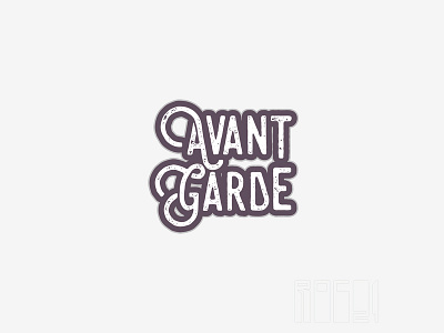 Avant Garde calligraphy lettering typography