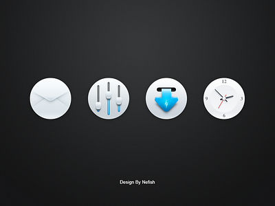 icons clock download icon mail ps setting ui