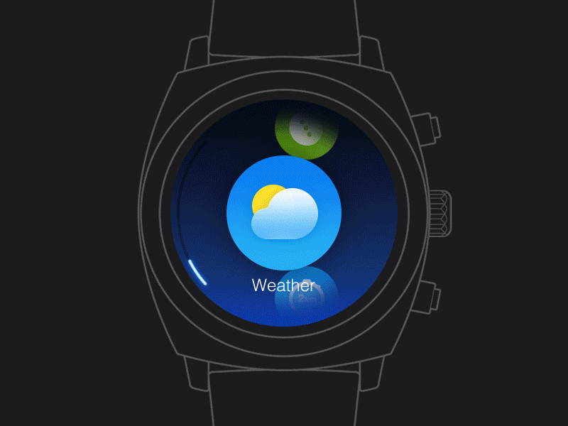 ListScroll for AndroidWear ae android animated list scroll ui watch wear