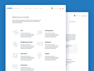 Developer Hub UI design frontend interface ui user webdesign