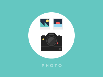 Photo flat homepage ill illustration theidealists