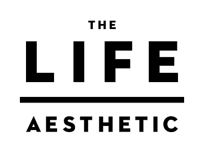 THE LIFE AESTHETIC identity logo