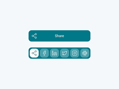 Social Share Button - UI daily: day 10 button day 10 share social ui ui daily