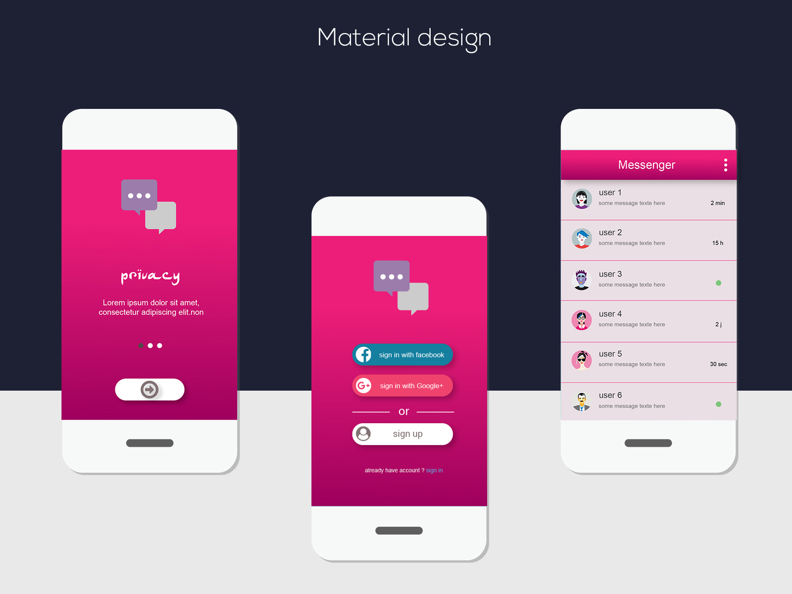 Simple UI design Application designed by Oussidi Mohamed. 