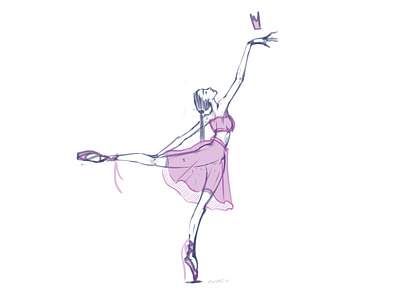 ballerina ballerina crown illustration sketch sketchbook suppreme