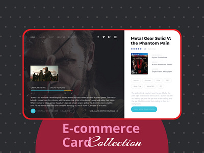 Modern e-commerce Product Card e commerce app minimal product design ui ux