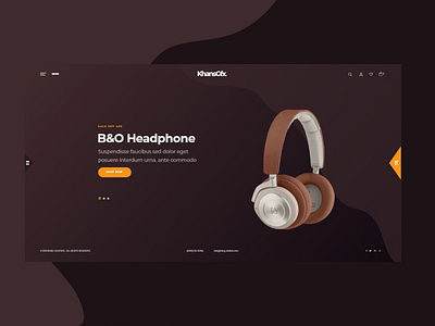 Headphone Landing Webpage