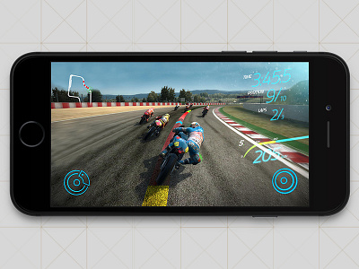 Moto GP Racing UI design