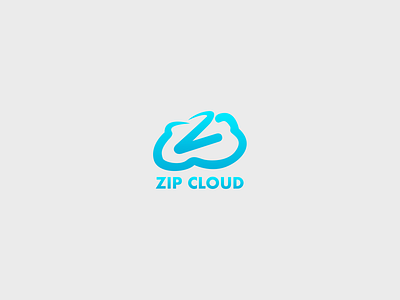 Zip Cloud Logo dailylogochallenge graphic ipadpro logodesign