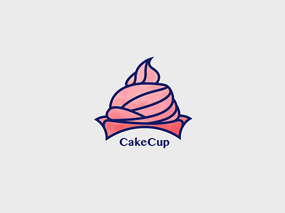 Cupcake Logoo daily logo design dailylogochallenge graphic ipad pro ipadpro procreate