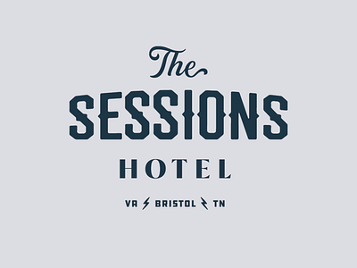 Sessions Hotel Logo brand identity brand strategy branding hospitality logo logo design logo designer