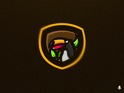 Toucan Sports Logo bird brazil brids cup esports green logos mascotlogos sports toucan wild world