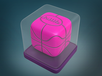 Dribbble Basketball 3d art basketball creative custom dribbble