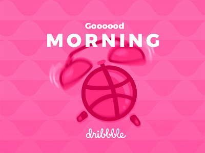 Hello, Dribbblers. alarm clock design dribbble first shot infographics morning studio vector