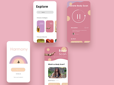 Meditation App UI Concept