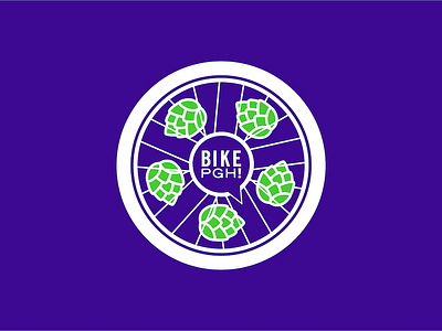 Bike Pittsburgh Outspoken Ale Logo bicycle bike grist hops house pittsburgh spoke wheel