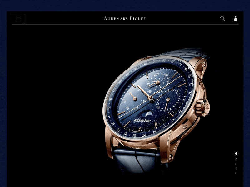 #012 - Single Product audemars piguet daily ui principle single product ui ui challange watch