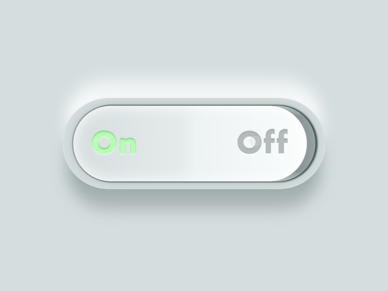 #015 - On/Off Switch daily ui design off on principle sketch switch toggle ui ui challange