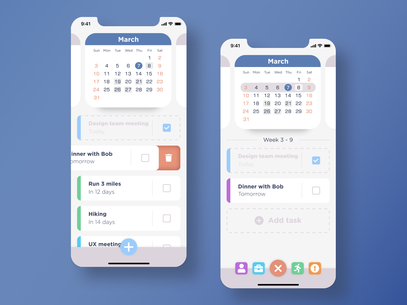 Task App by Lucas Corrêa on Dribbble