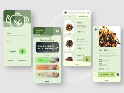 Tea Shop App