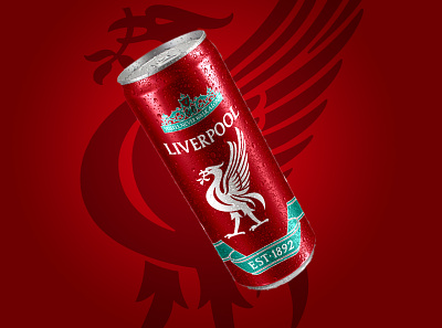 If PL teams were soft drinks. Liverpool branding design football football club graphic design liverpool liverpoolfc logo mockup sport ui design