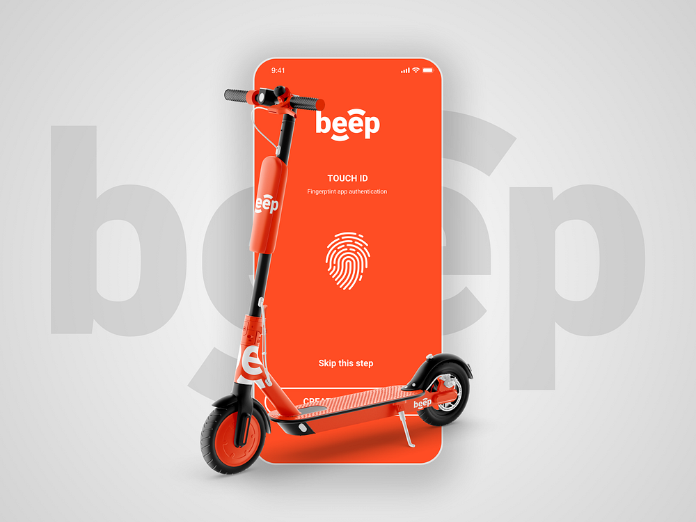 Electric Scooter App designs, themes, templates and downloadable