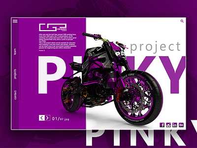 CGP pinky land page design industrial design product dersign ui ui design uiux web web design