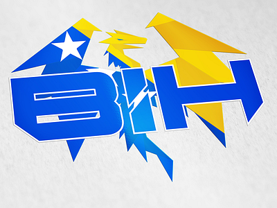 Bih.ba Logo Design bosna dragon graphic grpahic design logo logo designer sarajevo zmaj