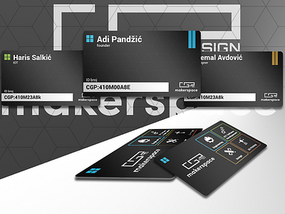ID Card design black edition business card design graphic design graphics print ui