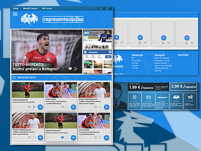 Reprezentacija.ba new Ui/Ux
