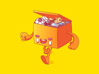 Box character illustration