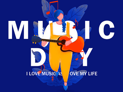music day illustration