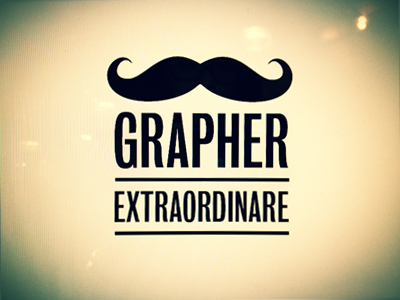 Birthday Vector for a Mographer contrast magic hour moustache vector