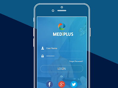 MediPlus Mobile App app design medical mobile