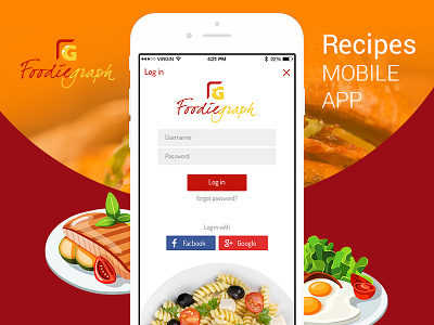 Recipes Mobile App foodiegraph mobile app recipes mobile app development