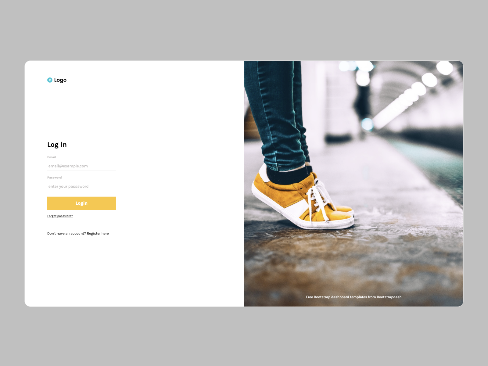 Bootstrap Login Page Templates By BootstrapDash On Dribbble