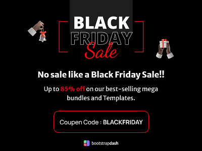 No Sale like a Black Friday Sale!! blackfriday blackfridayalert bootstrap bootstrap 4 bootstrap 5 chart dashboard product ui webapp