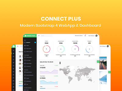 Connect Plus admin admin dashboard admin panel admin template admin theme analytical bootstrap bootstrap 4 bootstrap admin bootstrap dashboard chart components crm dashboard graph pie chart table template ui webapp