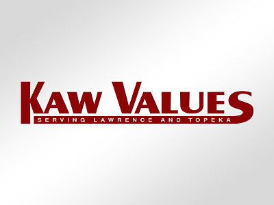Kaw Values Magazine Logo branding design logo logo design vector