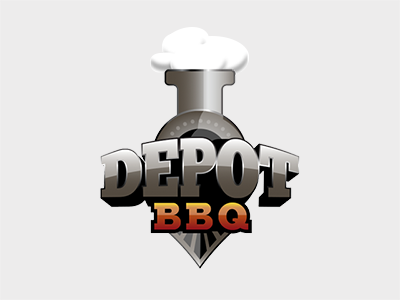 Depot BBQ Logo - Concept branding logo