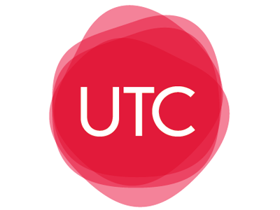 UTC Design - color rough brand rebranding student type university